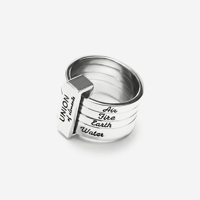 03-00-0303 Кольцо "4 Стихии" (Ag 925)